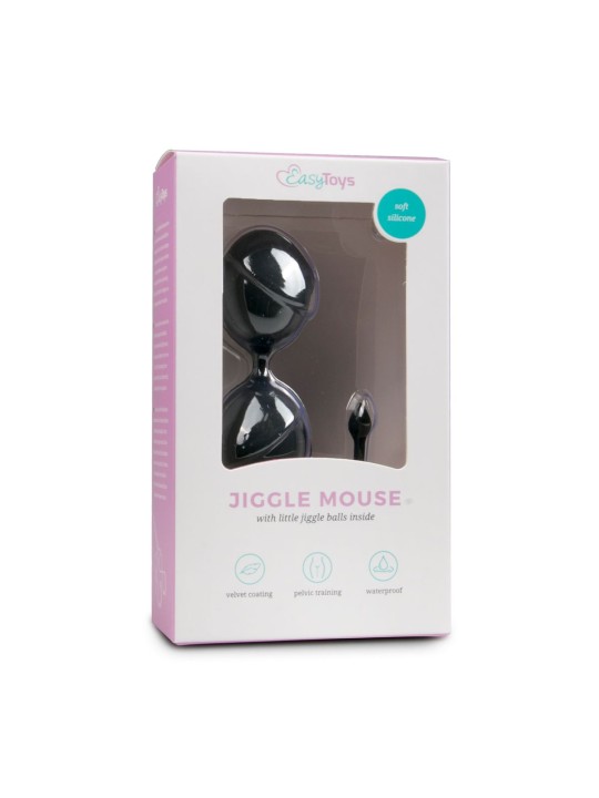 Dubbele vaginaballetjes - zwart