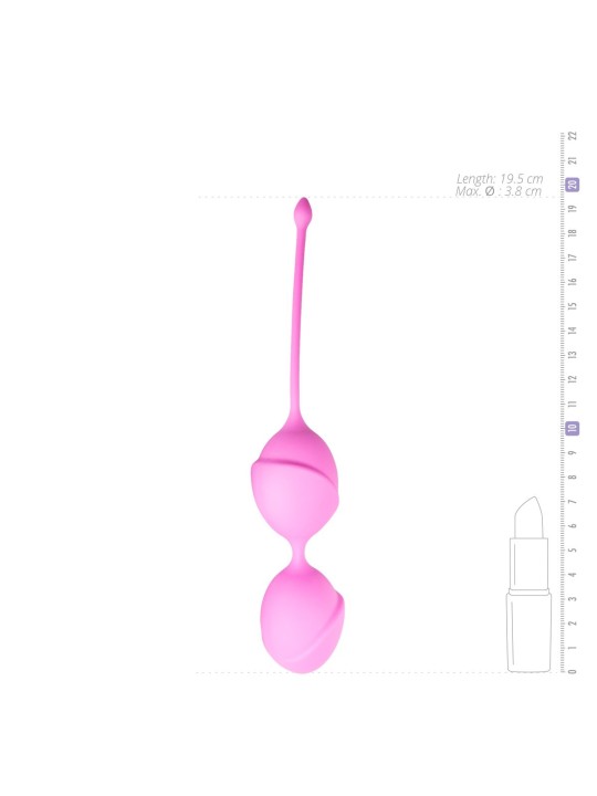 Dubbele vaginaballetjes - roze