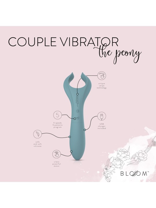 Bloom - The Peony Koppel Vibrator - Groen