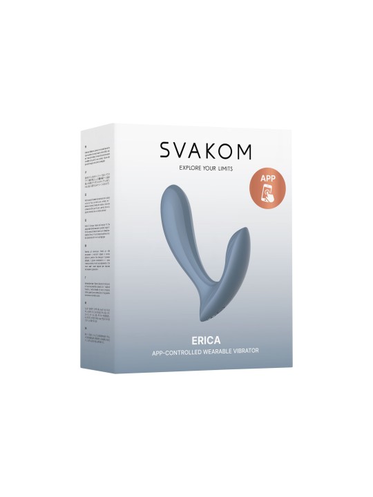 SVAKOM - Erica Panty Vibrator - Dusty Blue