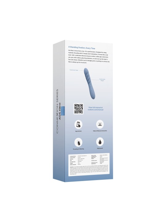 SVAKOM - Ava Neo Interactive Thrusting Vibrator - blue