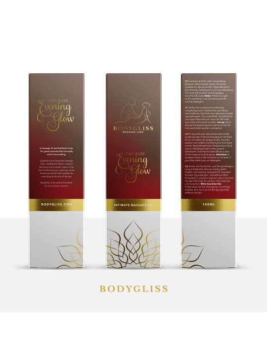 BodyGliss - Massage Oil and Lubricant in 1 Chai Bliss - 150 ml