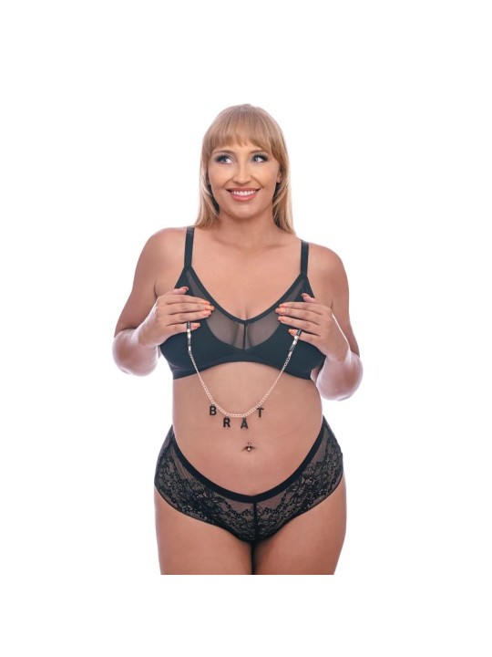 Sportsheets - Sex & Mischief Brat Charmed Nipple Clamps
