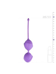 Dubbele vaginaballetjes - paars