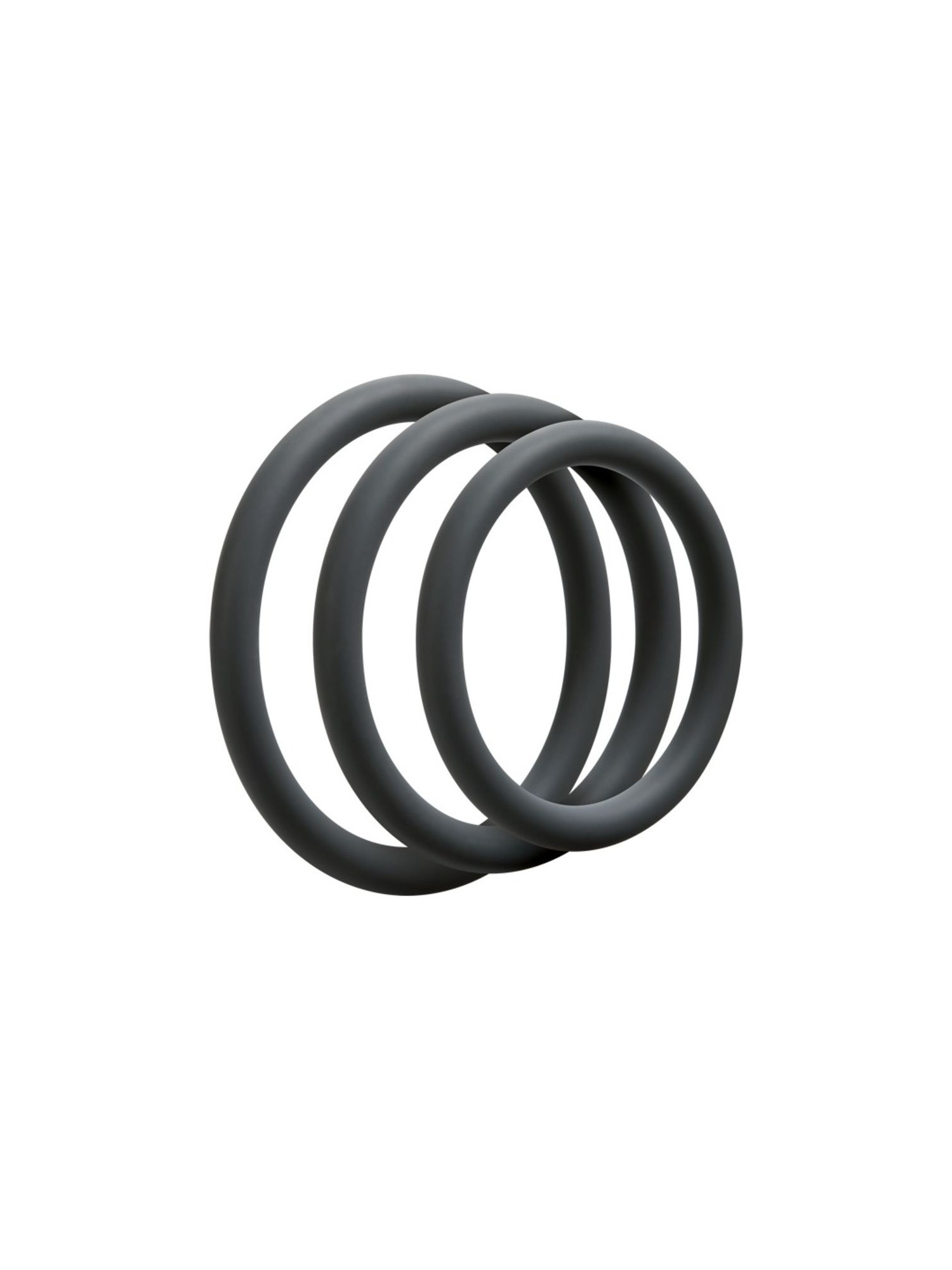 Doc Johnson - OptiMALE 3 C-Ring Set Dun - Grijs