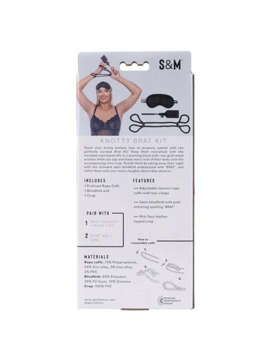 Sportsheets - Sex & Mischief Knotty Brat Kit