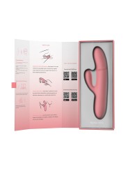 SVAKOM - Mora Neo Interactive Thrusting Vibrator - Peach
