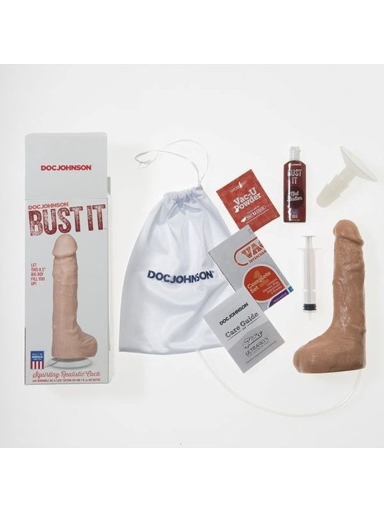 Doc Johnson - Realistische Spuitende Penis - Beige