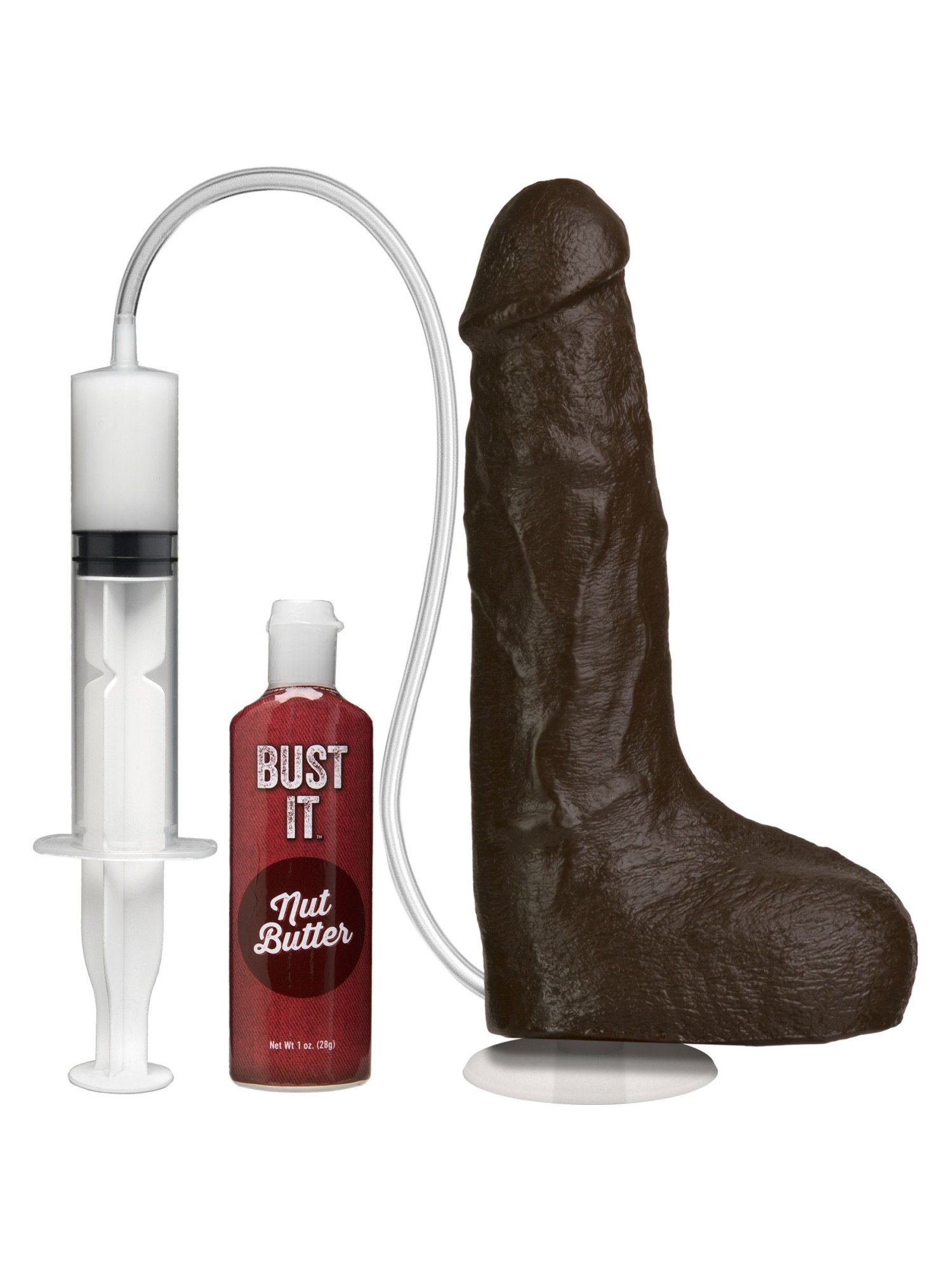 Doc Johnson - Bust It Squirting Realistic Cock - Chocolate
