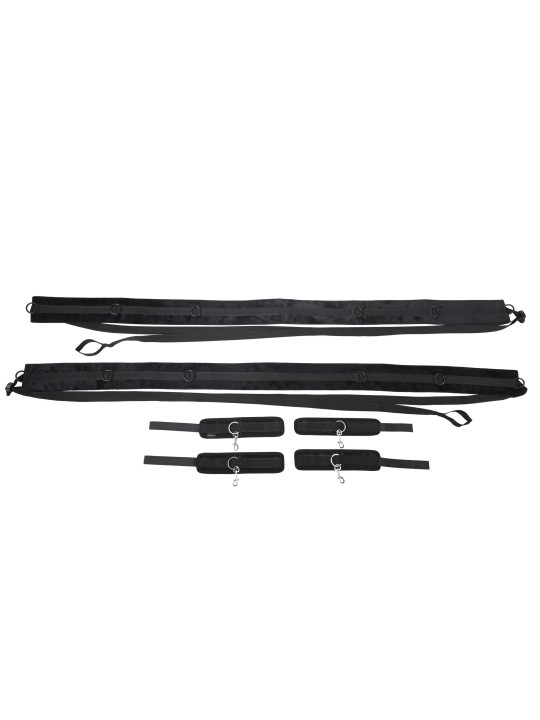 SPORTSHEETS – No Matter Where Bondage Restraint System – Black