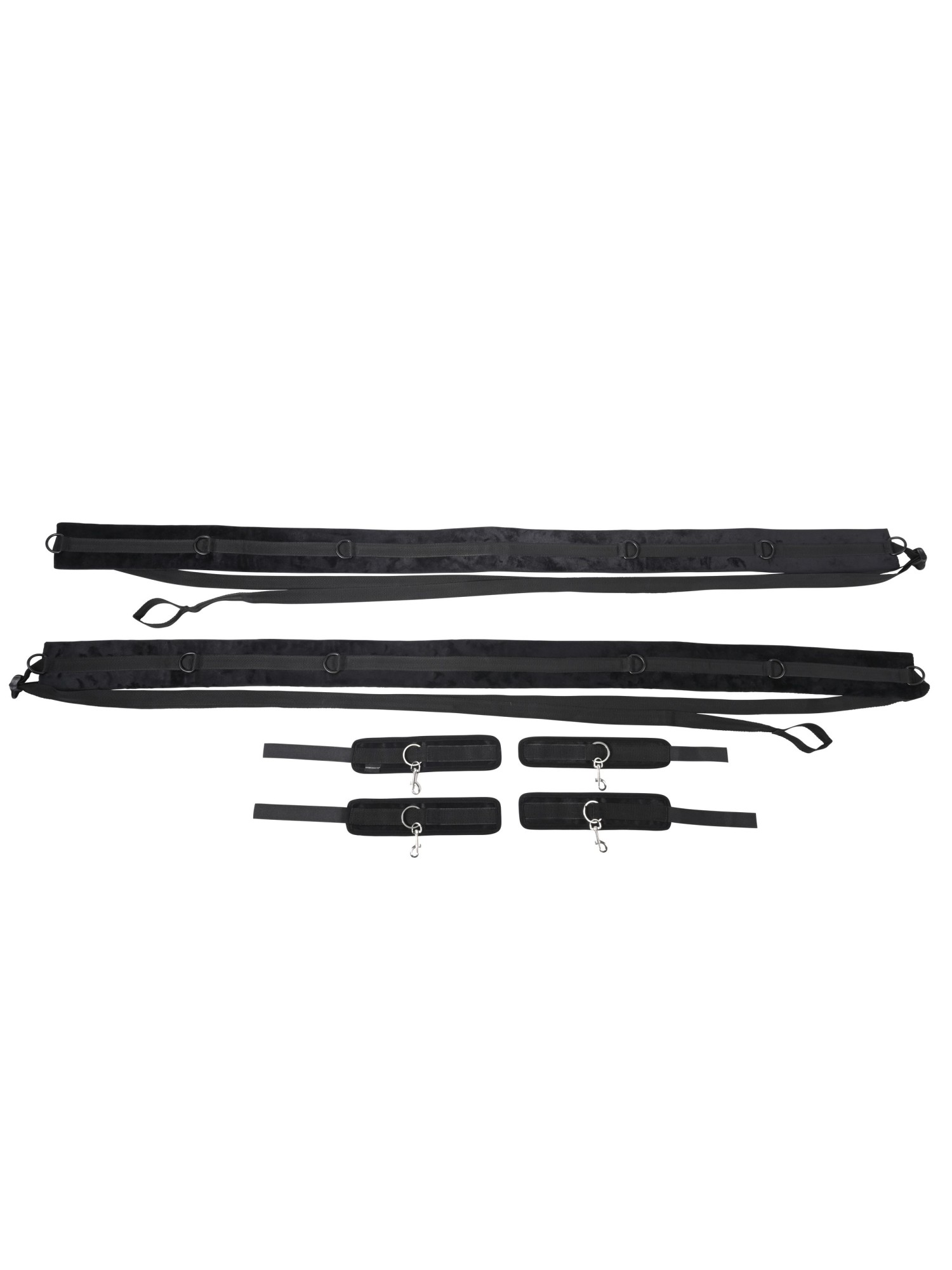 SPORTSHEETS – No Matter Where Bondage Restraint System – Black