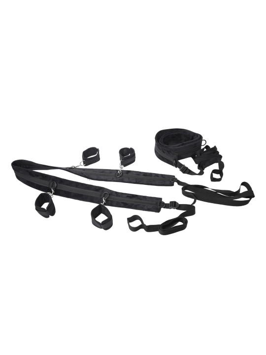 SPORTSHEETS – No Matter Where Bondage Restraint System – Black