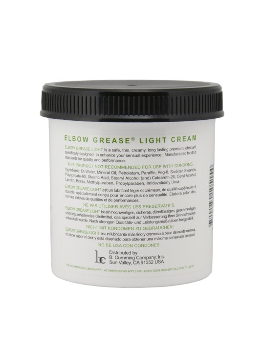 Elbow Grease - Light Cream Jar - 443 ml