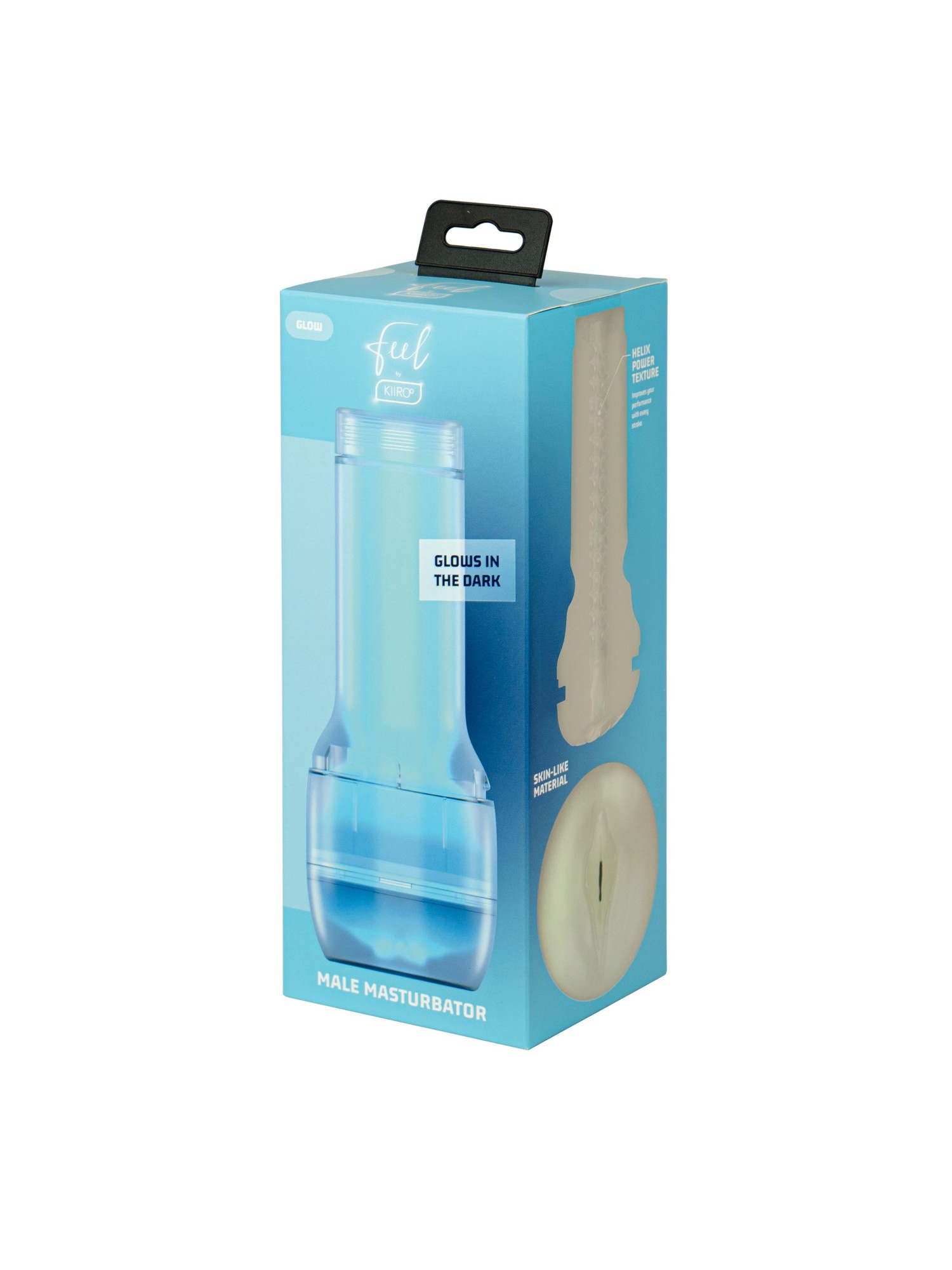 Kiiroo - FeelGlow Stroker - Glow-in-the-Dark Black