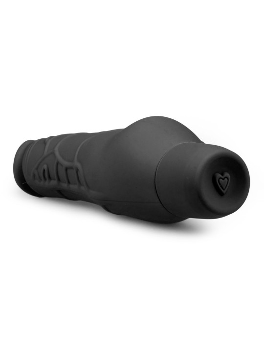 Silicone Realistic Vibrator Black