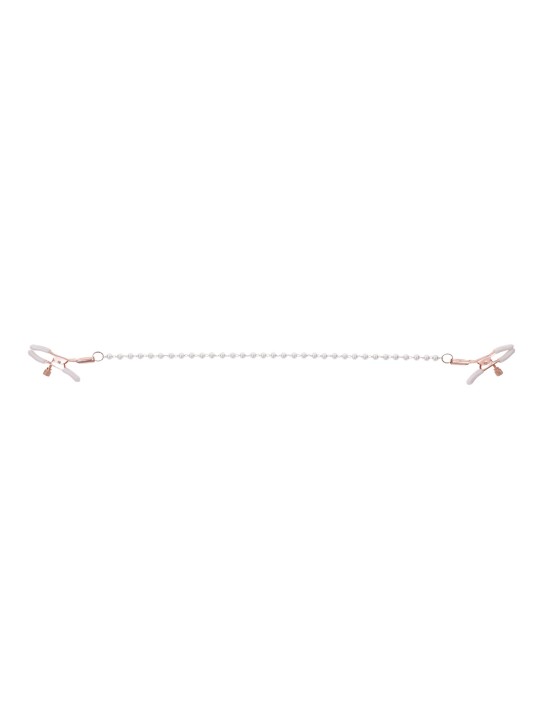 Sportsheets – Peaches ‘n CreaMe Pearl Nipple Clamps – Crème