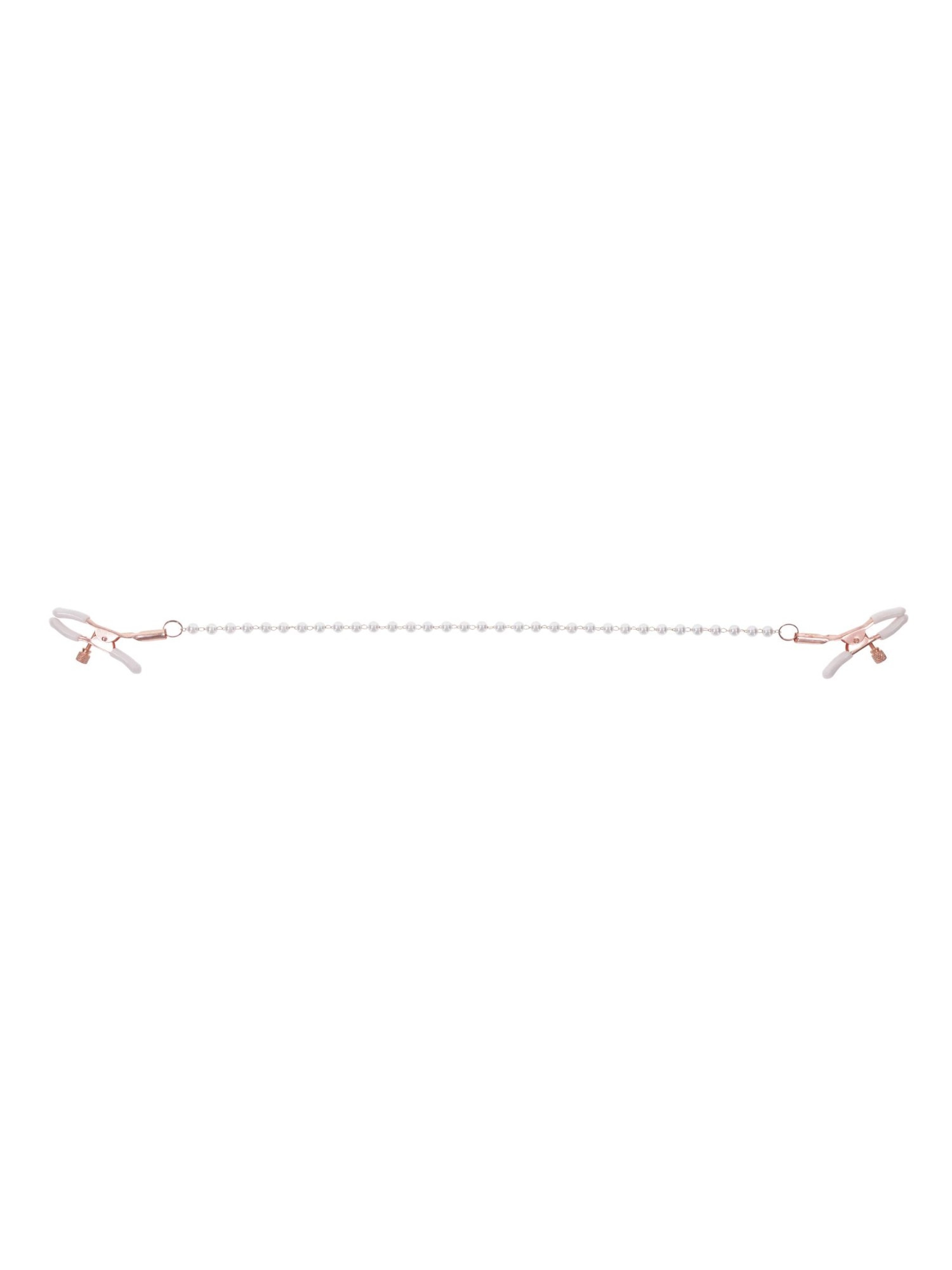 Sportsheets – Peaches ‘n CreaMe Pearl Nipple Clamps – Crème