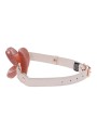 Sportsheets – S&M Peaches ‘n CreaMe Silicone Lips Gag – Cream & Orange