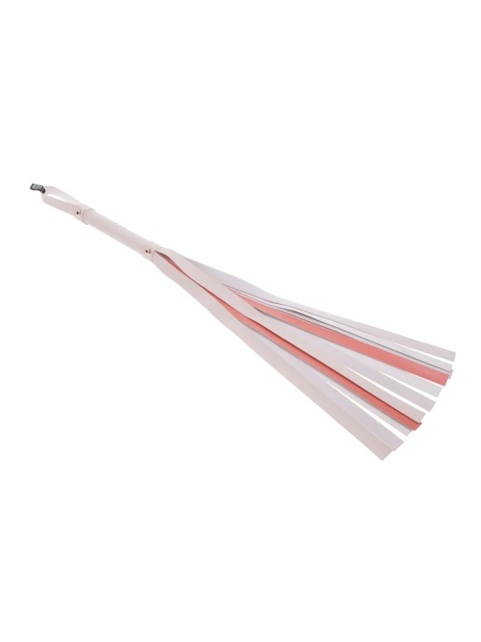 Sportsheets – S&M Peaches ‘n CreaMe Gestreepte Flogger – Cream & Orange
