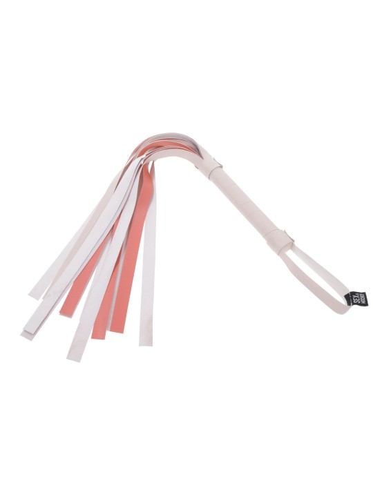 Sportsheets – S&M Peaches ‘n CreaMe Gestreepte Flogger – Cream & Orange