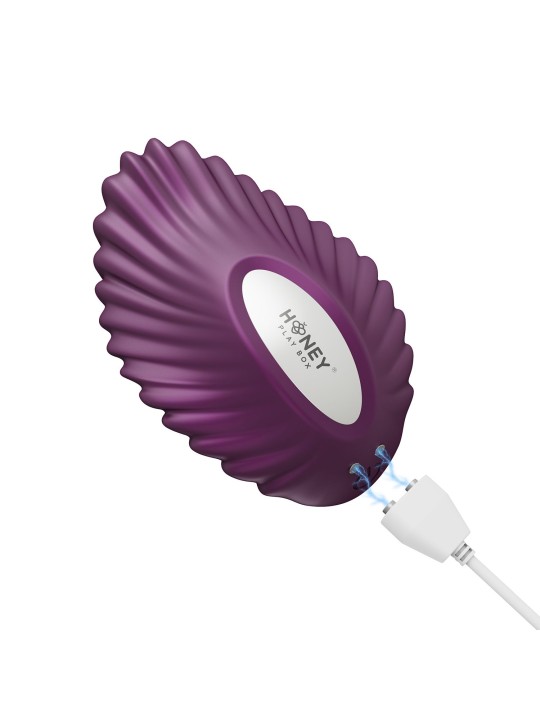 HoneyPlayBox - PEARL App-Controlled Magnetic Panty Vibrator - Purple