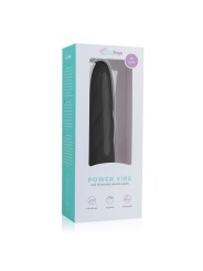 Zwarte siliconen vibrator