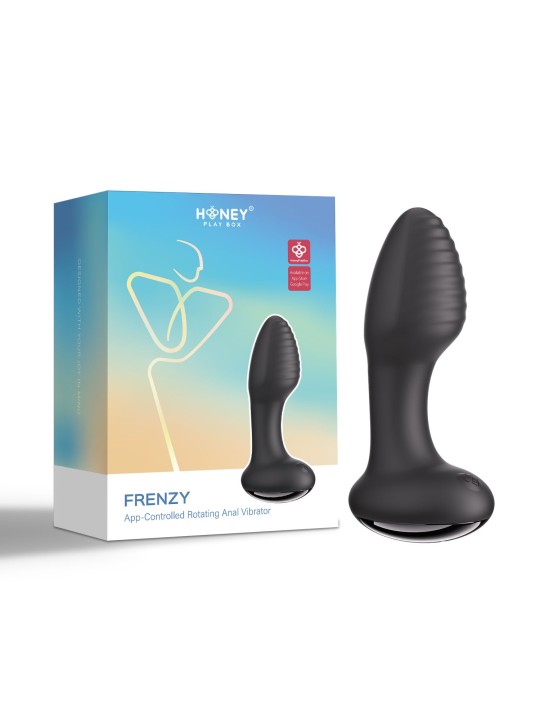 HoneyPlayBox - Frenzy-Pressure Sensing App-Controlled Rotating Butt Plug