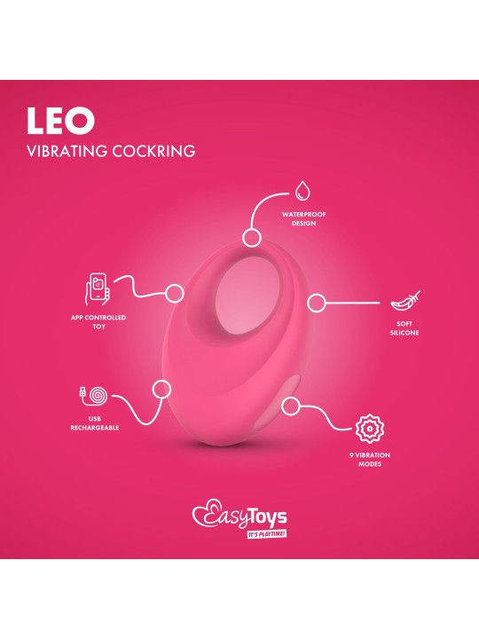 EasyConnect - Vibrerende Cockring Leo app gestuurd