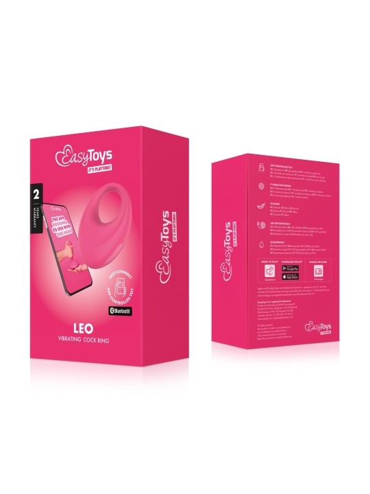 EasyConnect - Vibrerende Cockring Leo app gestuurd