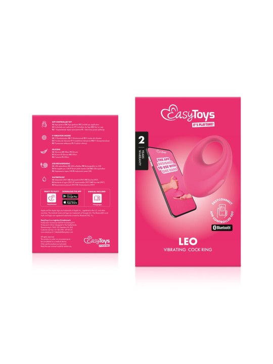 EasyConnect - Vibrerende Cockring Leo app gestuurd