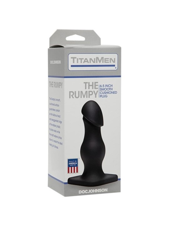 Doc Johnson - TitanMen The Rumpy Buttplug - Black