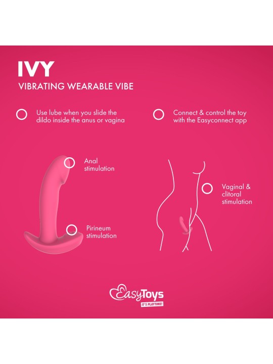 EasyConnect - Draagbare Vibrator Ivy app gestuurd