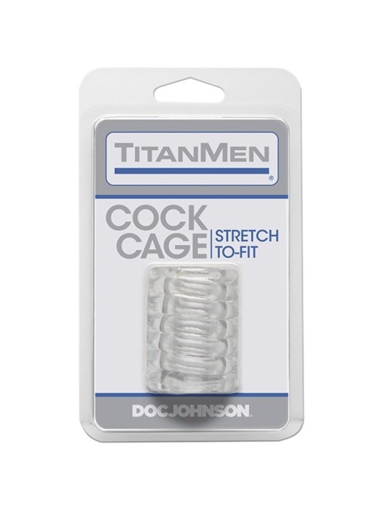 Doc Johnson - TitanMen Cock Cage - Transparant