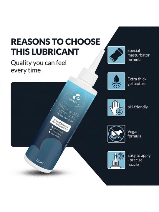 EasyGlide Masturbator Lubricant Extra Smooth - 250ml