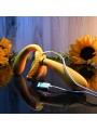 Evolved - The Monarch Strapless Strap On Vibrator - Geel