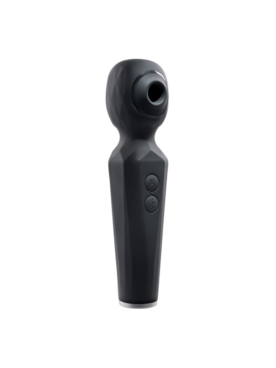 Evolved - Rainbow Sucker Wand Vibrator - Black