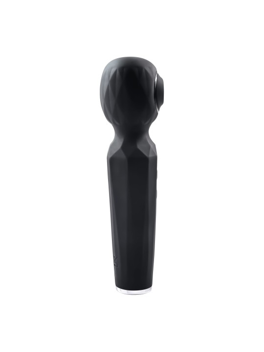 Evolved - Rainbow Sucker Wand Vibrator - Black