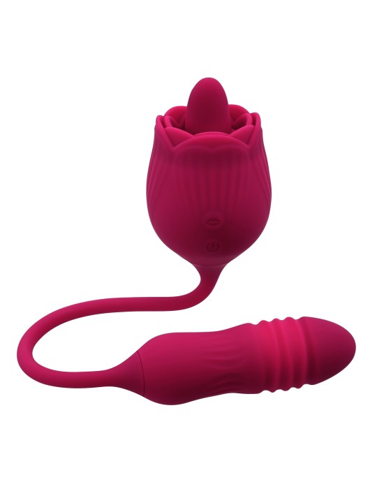 Evolved - Wild Rose Tong Vibrator - Red