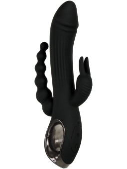 Evolved - Trifecta Rabbit Vibrator - Black
