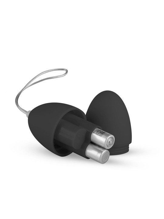 EasyToys - Remote Control Vibrating Egg - Black