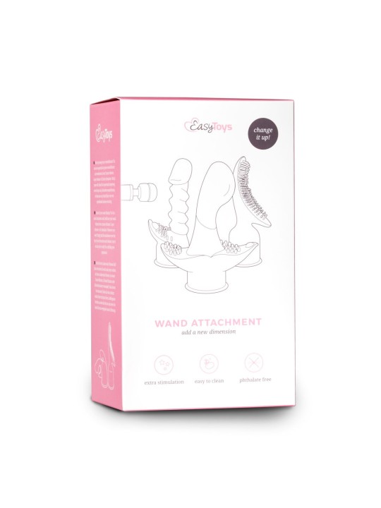 EasyToys Wand Collection – Opzetstuk Voor Clitoris Stimulatie - Roze
