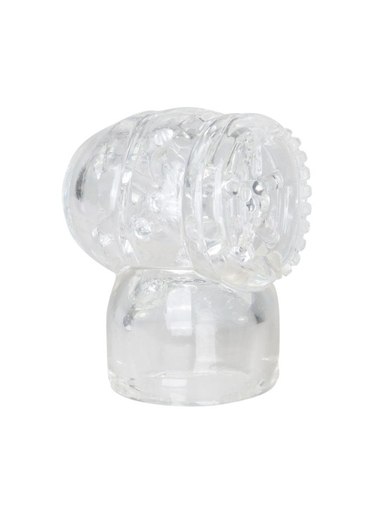 EasyToys Wand Collection – Opzetstuk Met Masturbator - Clear