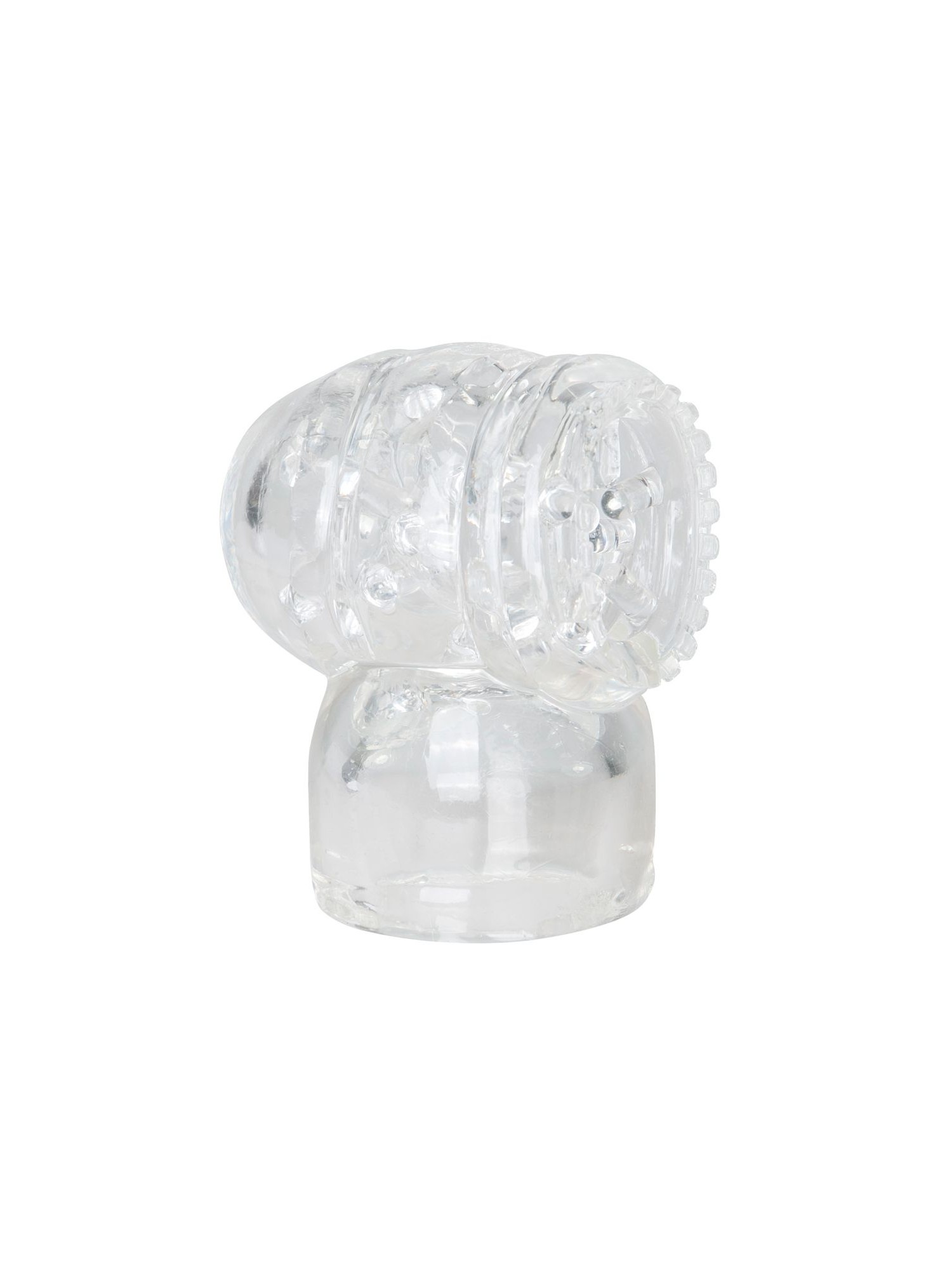 EasyToys Wand Collection – Opzetstuk Met Masturbator - Clear