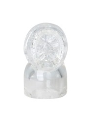 EasyToys Wand Collection – Opzetstuk Met Masturbator - Clear