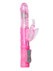 Stotende Butterfly Vibrator - Roze