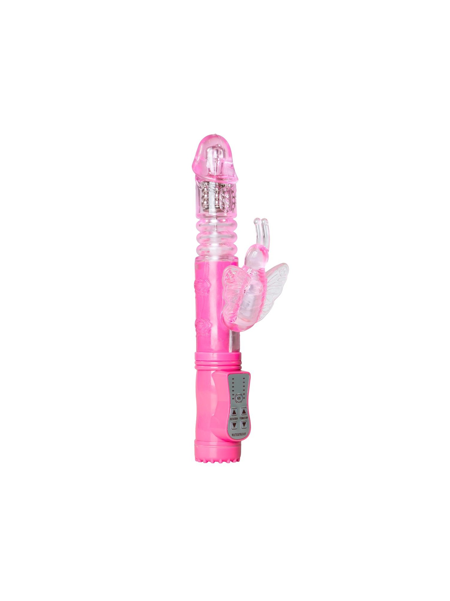 Stotende Butterfly Vibrator - Roze