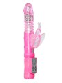 Stotende Butterfly Vibrator - Roze