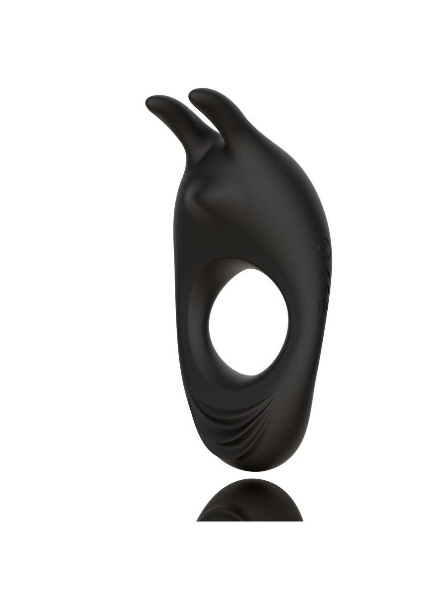 FeelzToys - Zeus Dual Vibe Penisring Zwart