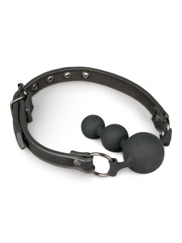 Easytoys Fetish - Ball Gag With Silicone Beads - Black