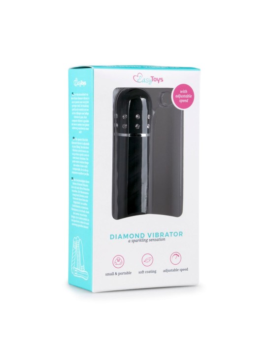 Love Diamond Vibrator Black